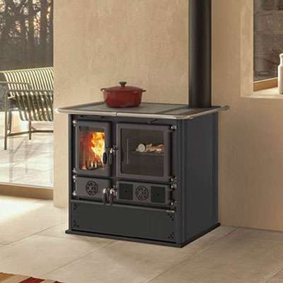 Cuisinière à bois LA NORDICA Rosa 5.0  Steel